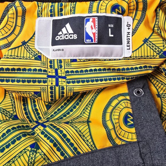 Adidas Golden State Warriors NBA Gray Jacket Mens Large - Picture 4 of 11